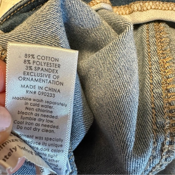 Pacsun | Women's Blue Lace-Up Front Mini Denim Skirt Size 28 - Picture 5 of 6